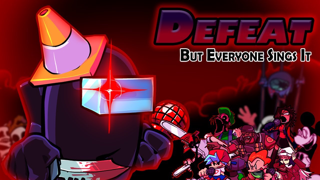 Defeat but Everyone sings It - FNF Betadciu