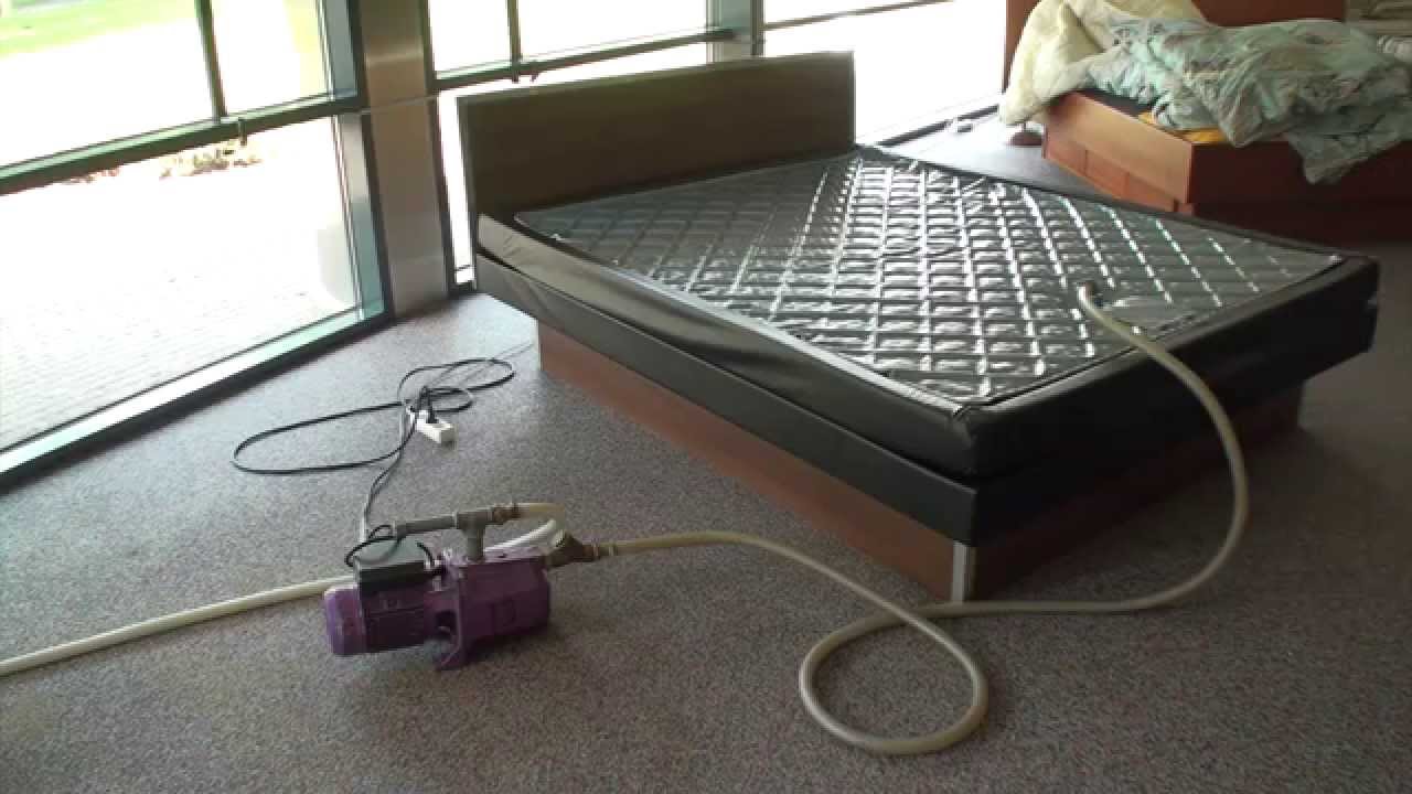 Leegpompen waterbed