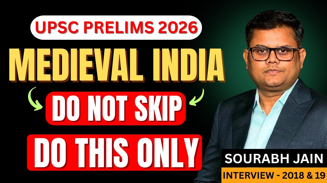 Medieval India for UPSC Prelims 2026 | An Evidence-Based Strategy