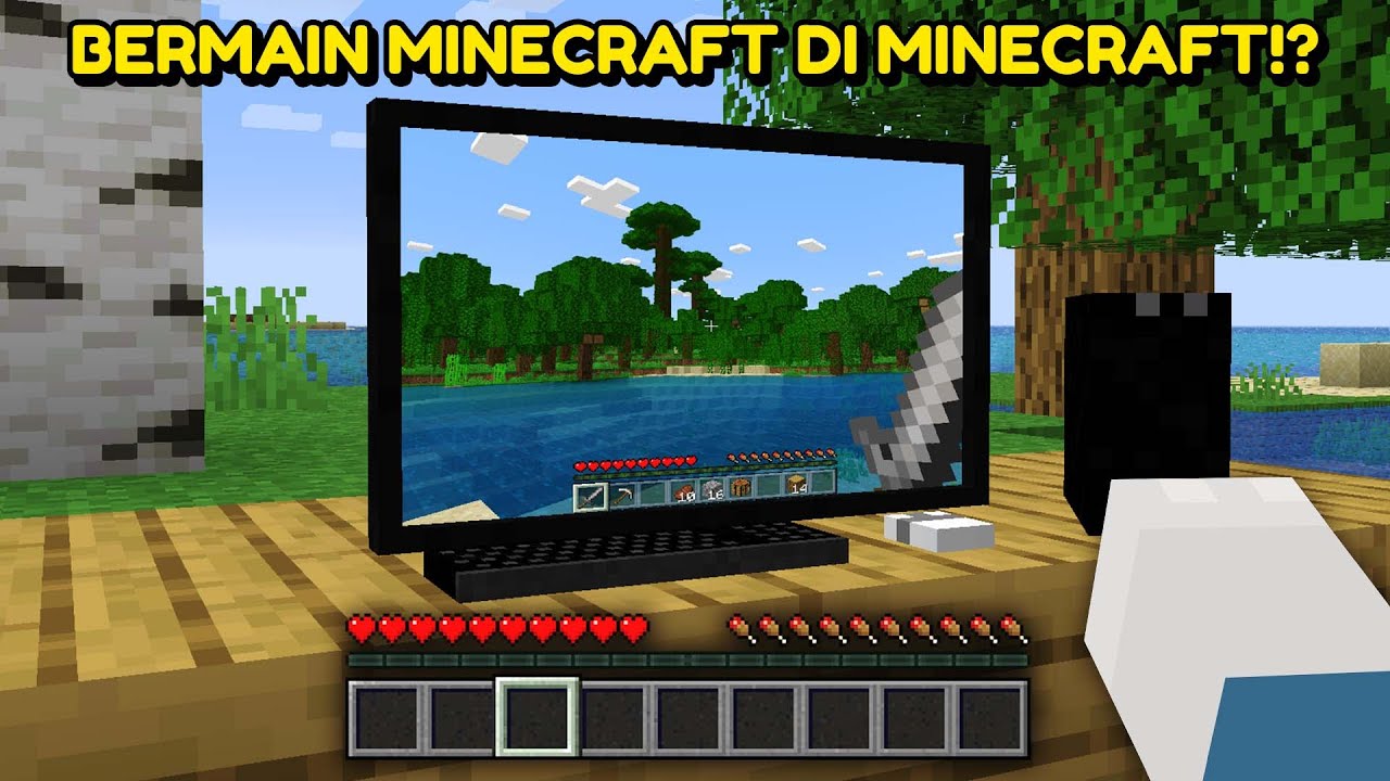 GW BERMAIN MINECRAFT TAPI LEWAT MINECRAFT!