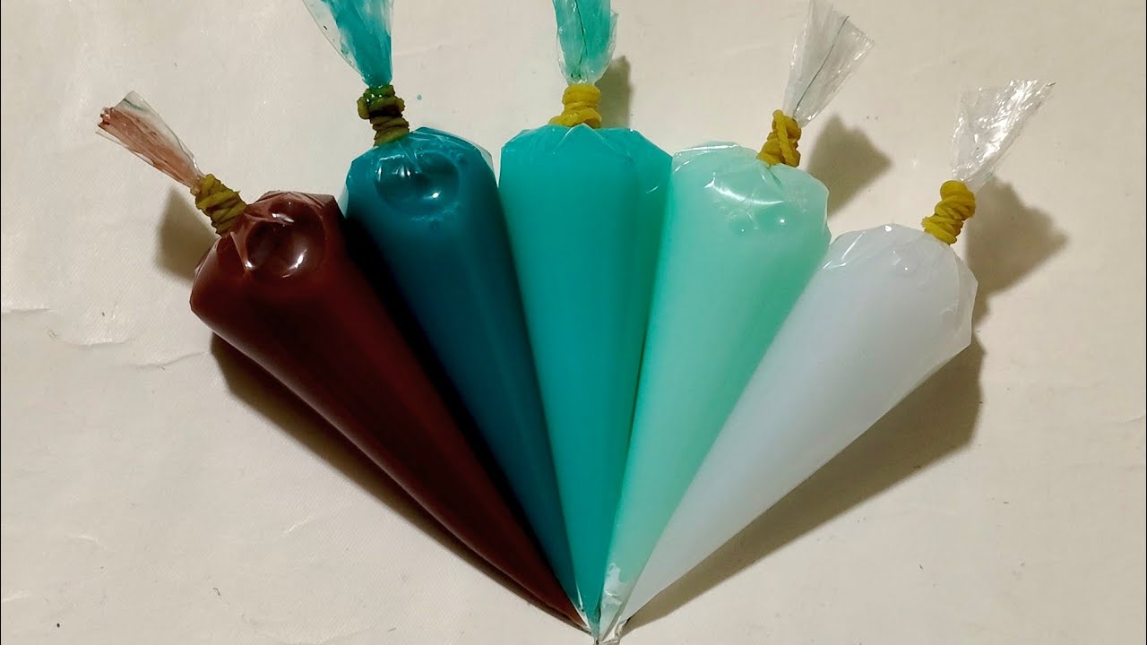 Mint City Slime ! Making Slime with Piping Bags ! Satisfying Slime Videos★ASMR★