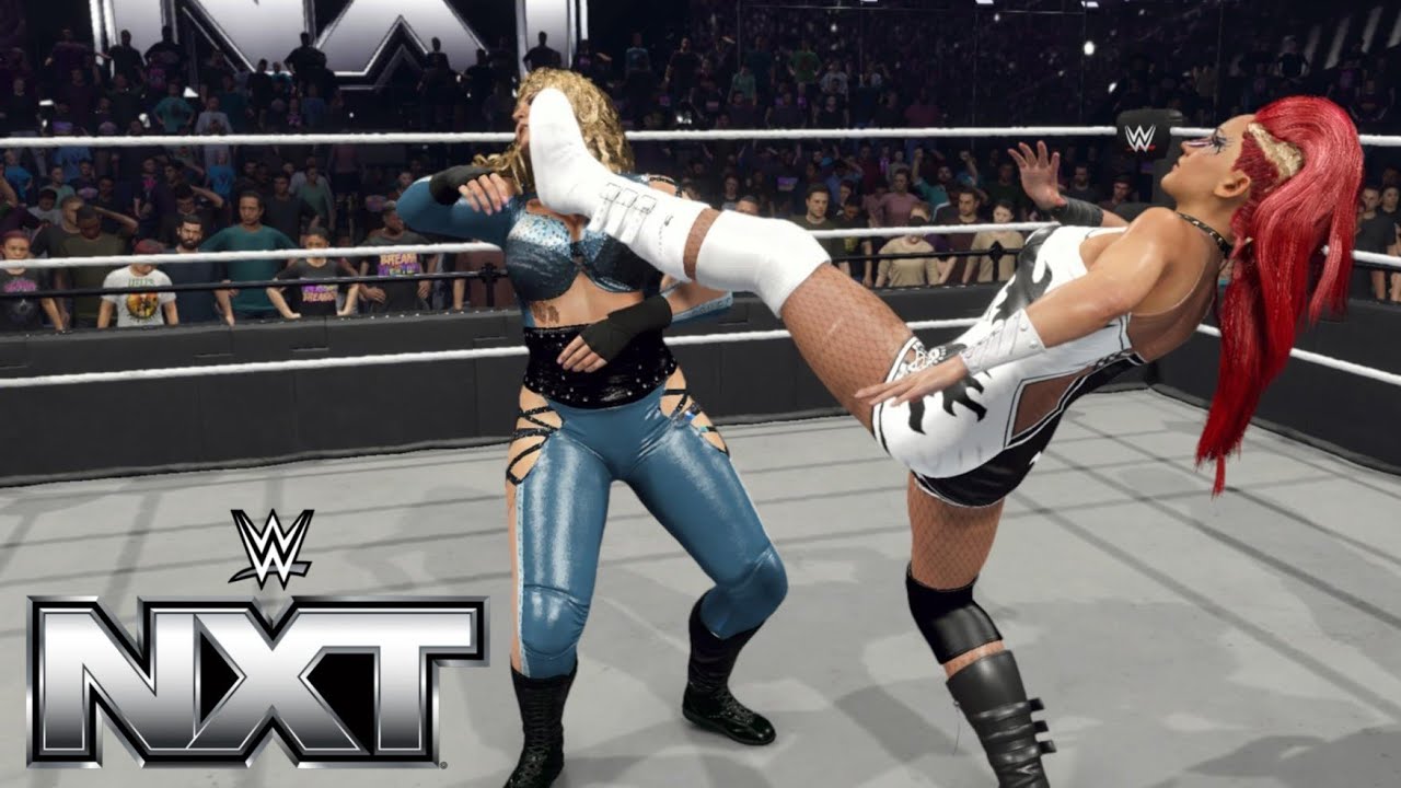WWE 2K25 NXT - ELIMINATION CHAMBER QUALYFING MATCH ZARIA VS NIKKITA LYONS