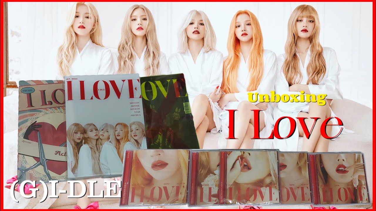 (G)I-DLE [I Love] 開箱！有特典🤩|| 冰貓開箱
