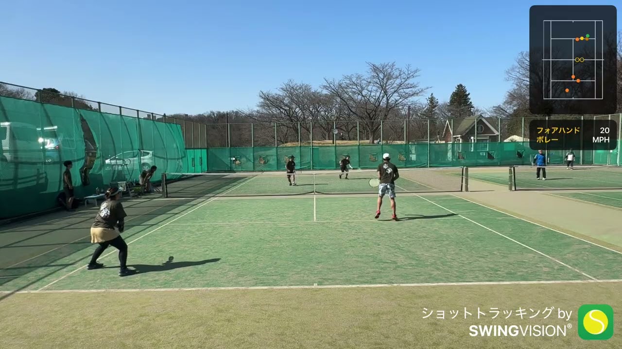 2026年3月1日　ダブルス練習5