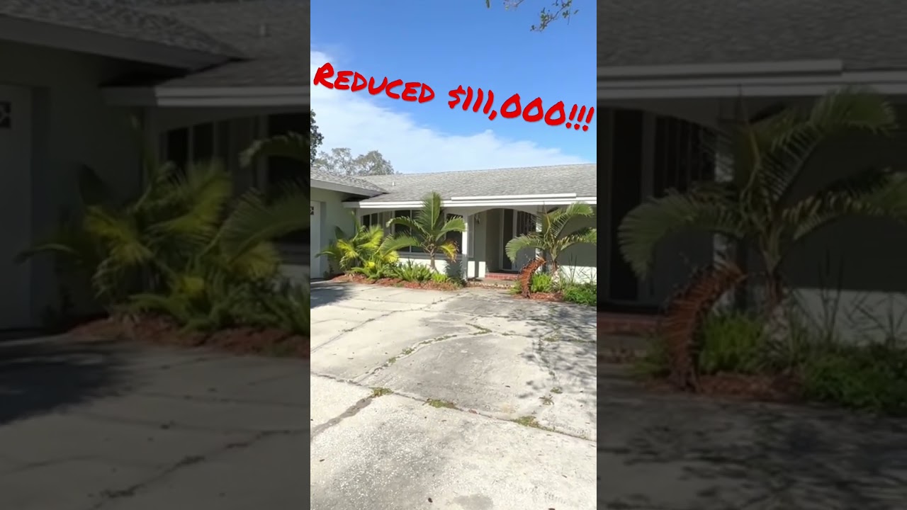 Clearwater, Florida homes with massive price cuts! #florida #tampa #poolhomes