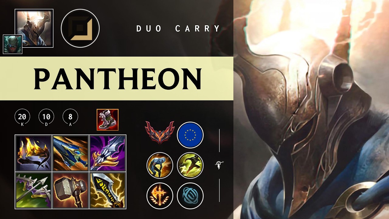 Pantheon ADC vs Yasuo - EUW Grandmaster Patch 26.04