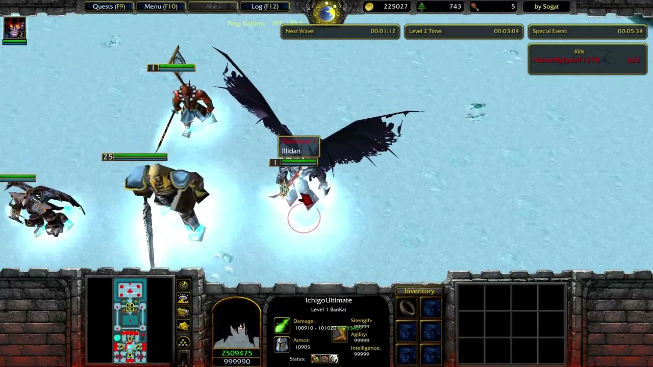X hero Siege v2023 - extreme difficult -  solo with Illidan
