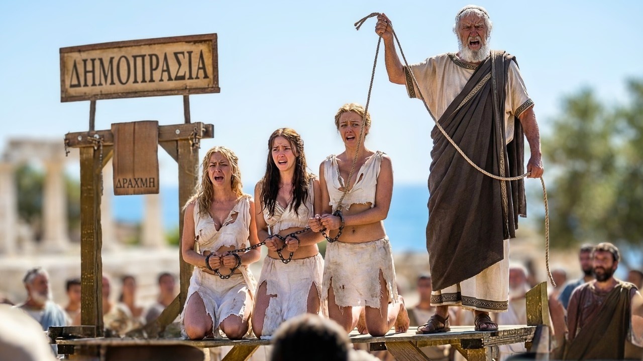 Im Sklavenmarkt von Delos: Das schreckliche Schicksal gefangener Mittelmeerfrauen