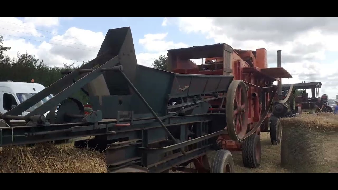 Portable steam engine, threshing machine & baler walkaround at Sheffield Steam Rally 29/6/25.