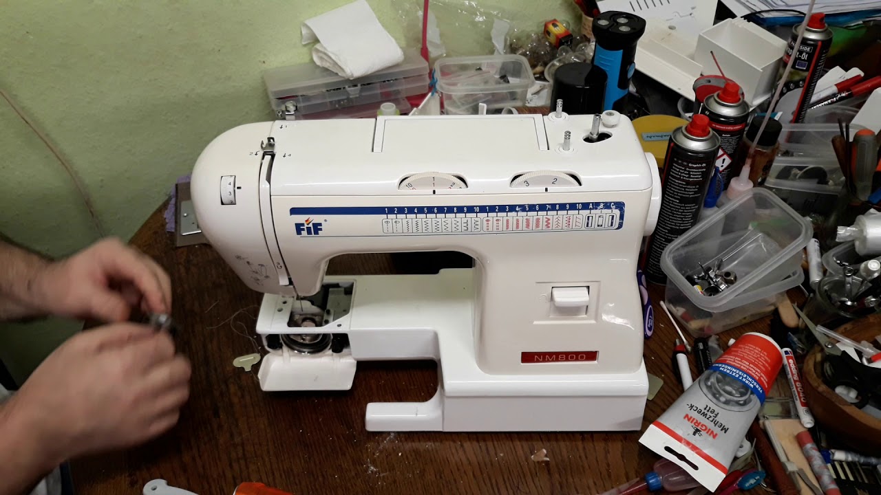 FIF Nähmaschine - Modell NM 900 - Maschine ausbauen - Teil 1 - فك كامل للماكينة