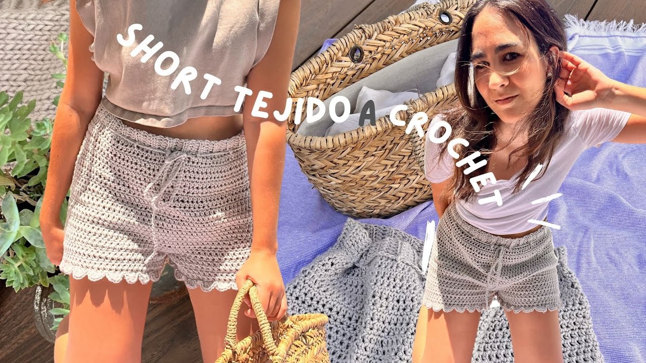 Teje un short a crochet para la playa DIY/ CROCHET