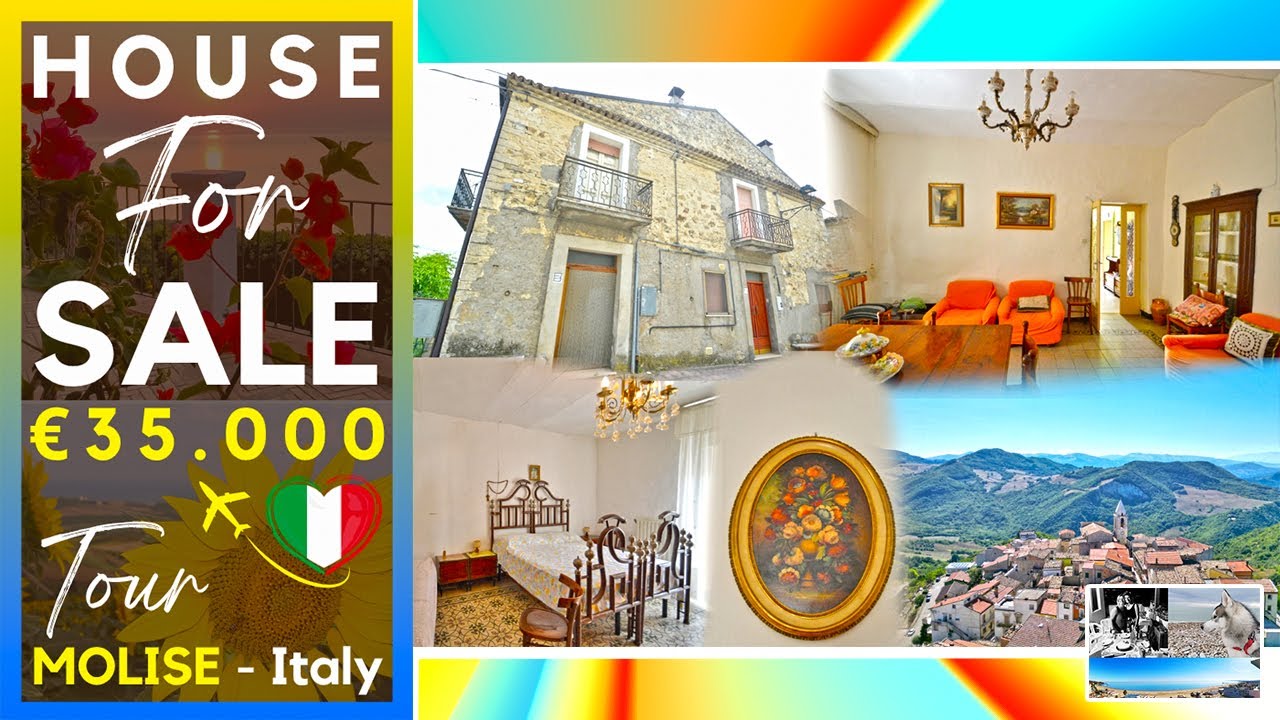 Cheap Stone House for Sale in Italy Near the Sea – Molise Gem with 3 Bedrooms and Original Floors