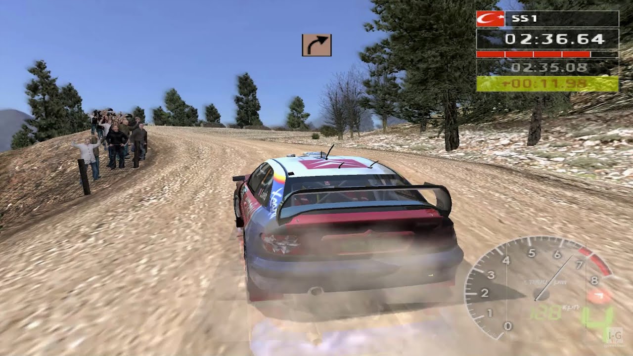 WRC 4 - PS2 Gameplay (4K60fps)