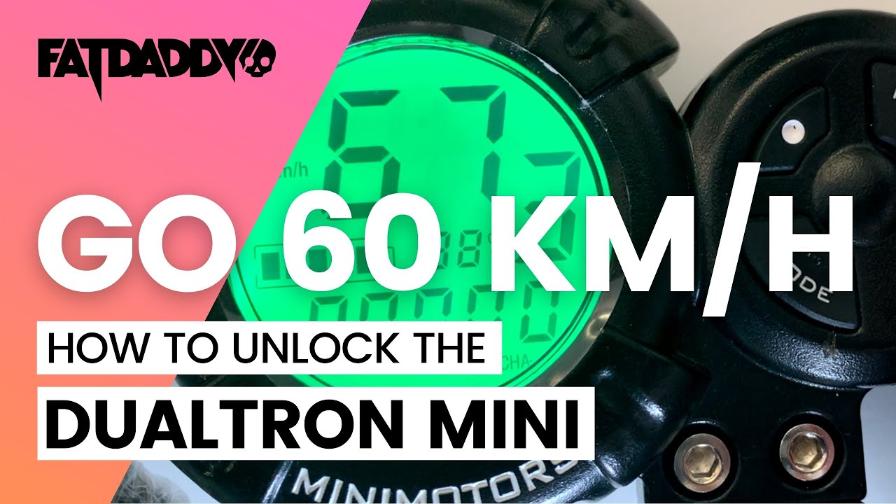 How to remove speed limit on Dualtron Mini electric scooters