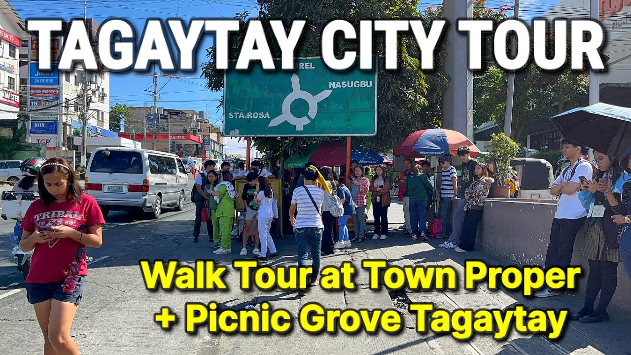 🇵🇭 TAGAYTAY CITY TOUR, Philippines 2024 | Town Proper Walking Tour + Picnic Grove Tagaytay!