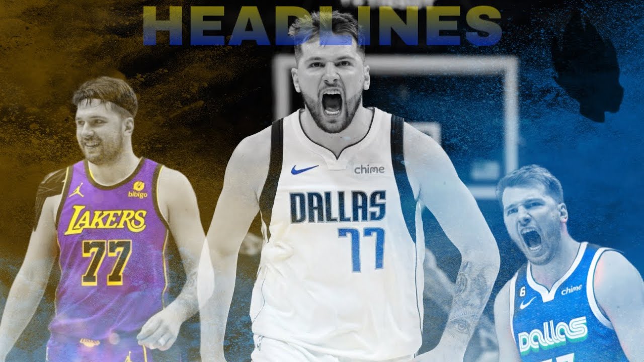 Luka Doncic NBA Mix 2025 - “Headlines” - Drake ( Welcome To Los Angeles Lakers Hype Video!!!)