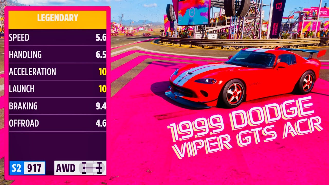 Forza Horizon 5 | 1999 Dodge Viper GTS ACR