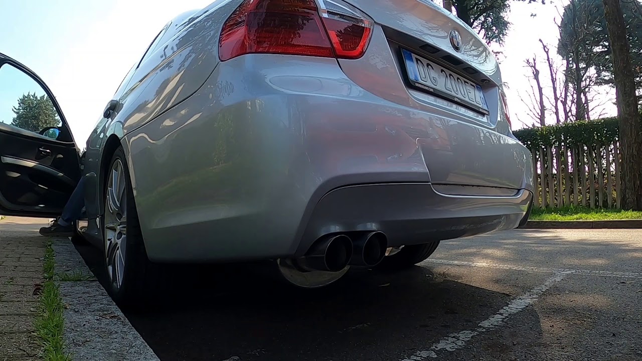 bmw e90 muffler only inox car