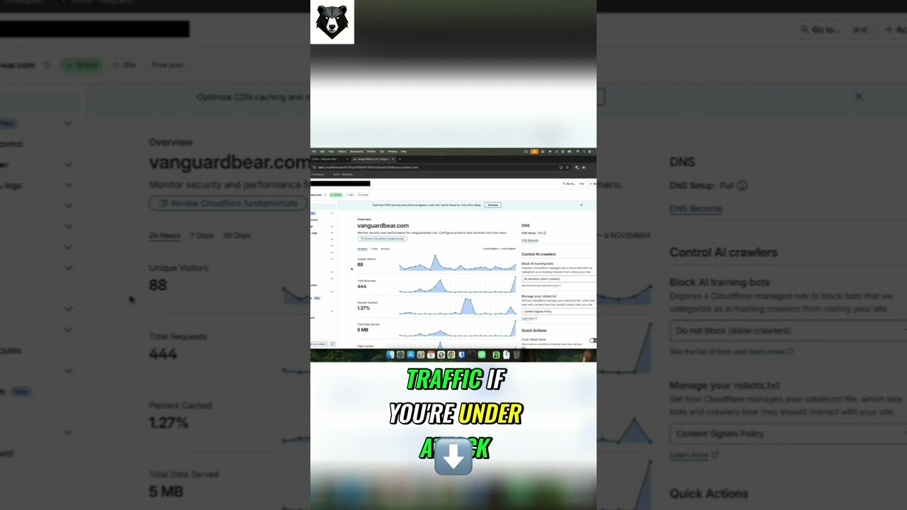 Block Bots & Bad Traffic: Cloudflare Attack Mode Explained