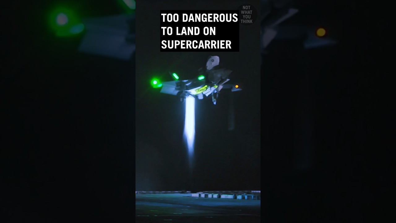 Why F-35B Cannot Land on Supercarriers