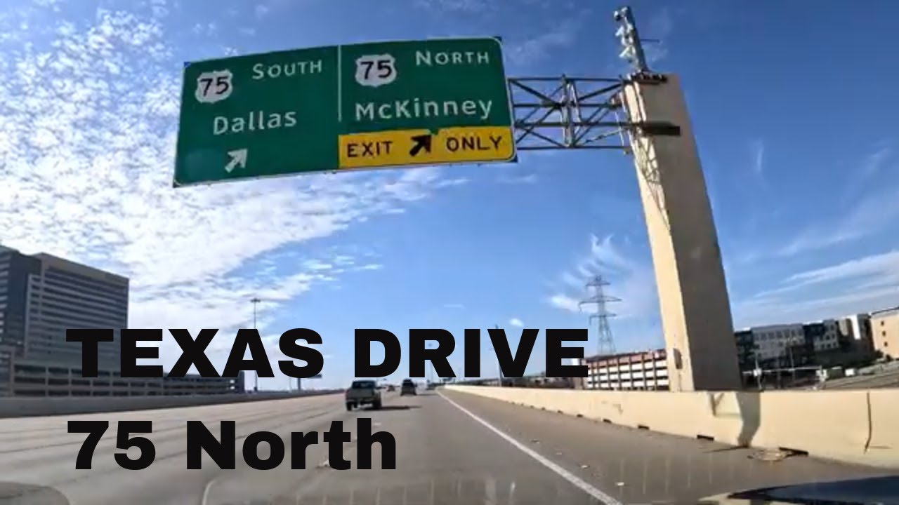 TEXAS DRIVE: 75 North from Plano to Allen #driving
