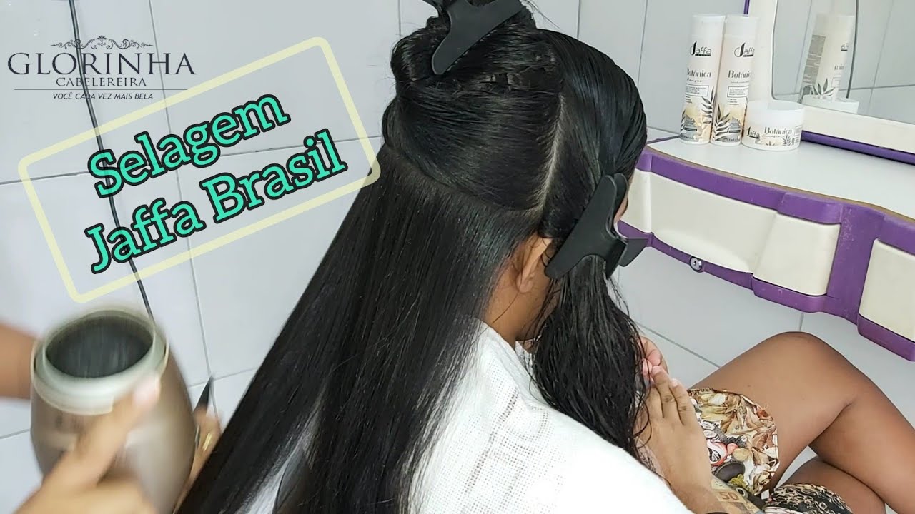 TRATAMENTO PARA CABELOS DANIFICADO | LISO PERFEITO COM MUITO BRILHO - LINHA BOTÂNICA JAFFA BRASIL