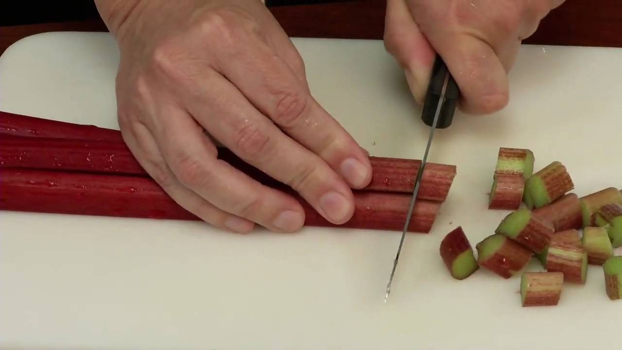 Food Preservation Demonstration: Freezing Rhubarb