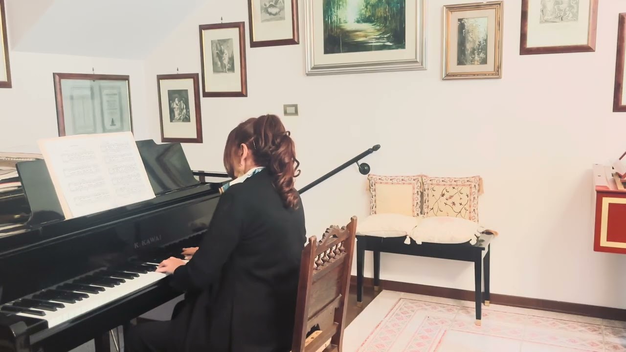 Henselt, Étude op. 5 n. 4, in E major, ‘Ave Maria’ (Andante). Giusy De Berardinis piano. #henselt 