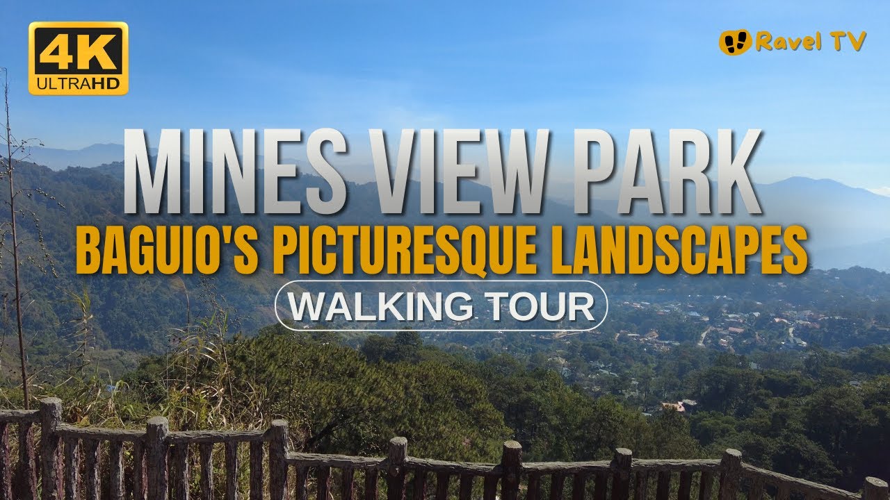 Mines View Park | Baguio City | Walking Tour 2024 | 4k