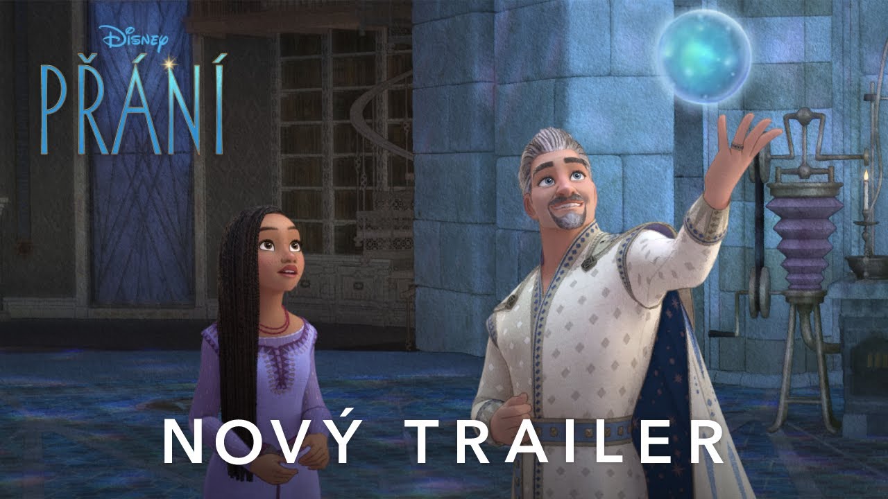 Př&aacute;n&iacute; - Nov&yacute; Trailer | CZ DABING | Wish 2023 | Disney 100