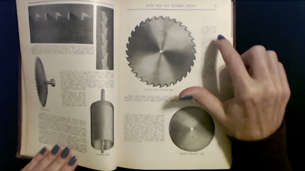 ASMR | Reading About the History of Saws (Whisper)