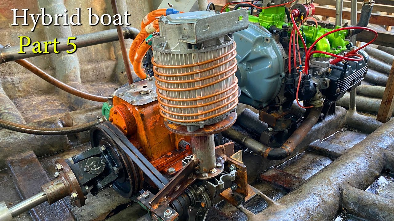 Build a yacht with 2 gasoline and electric engines