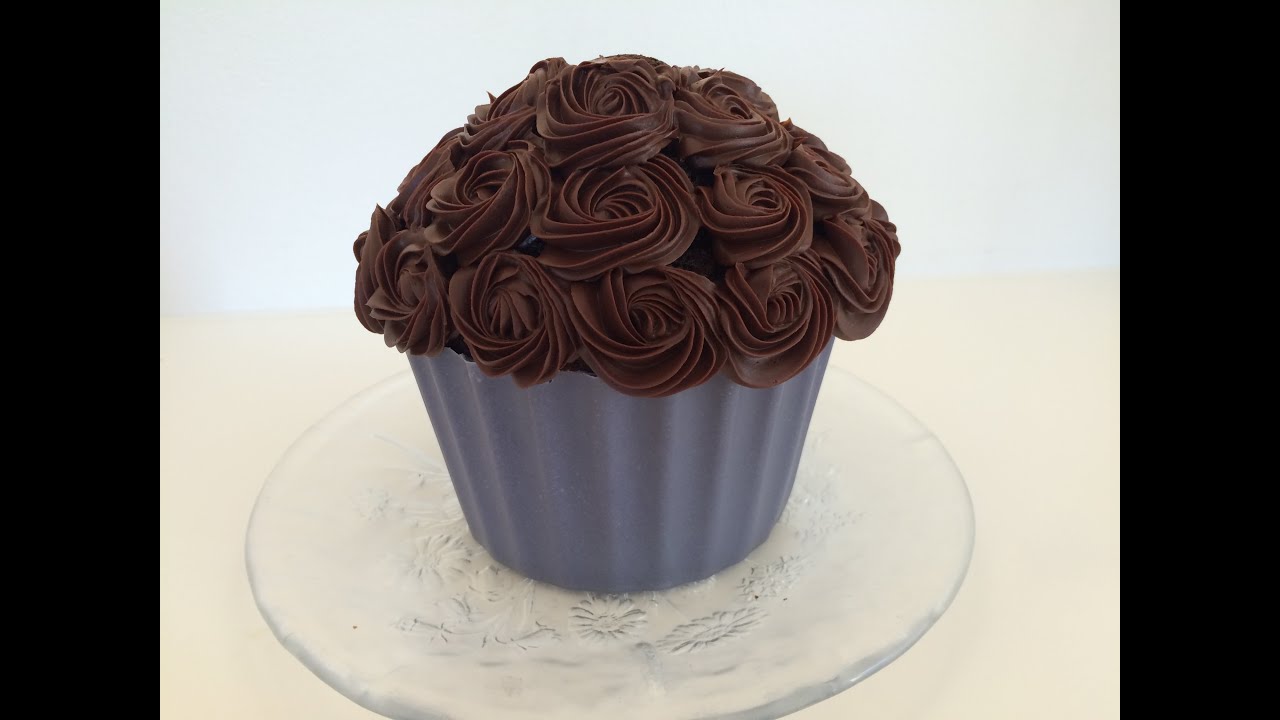 Kæmpe Chokoladecupcake