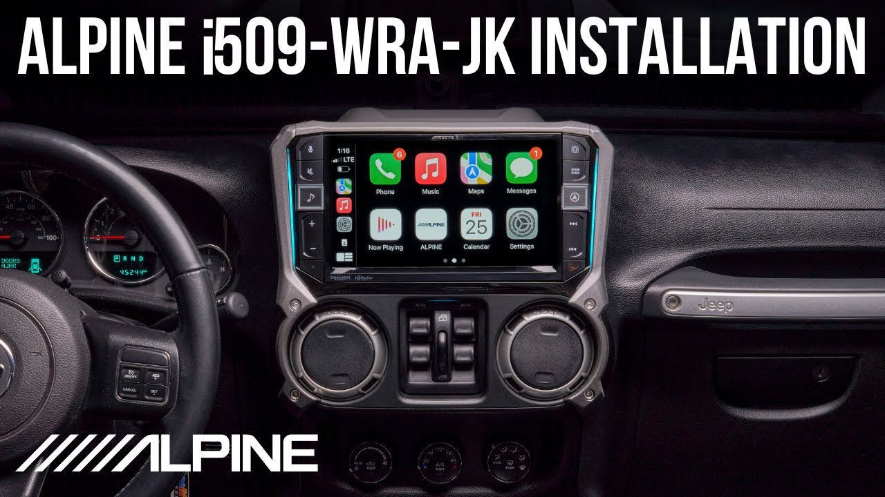 Установка Alpine i509-WRA-JK 9