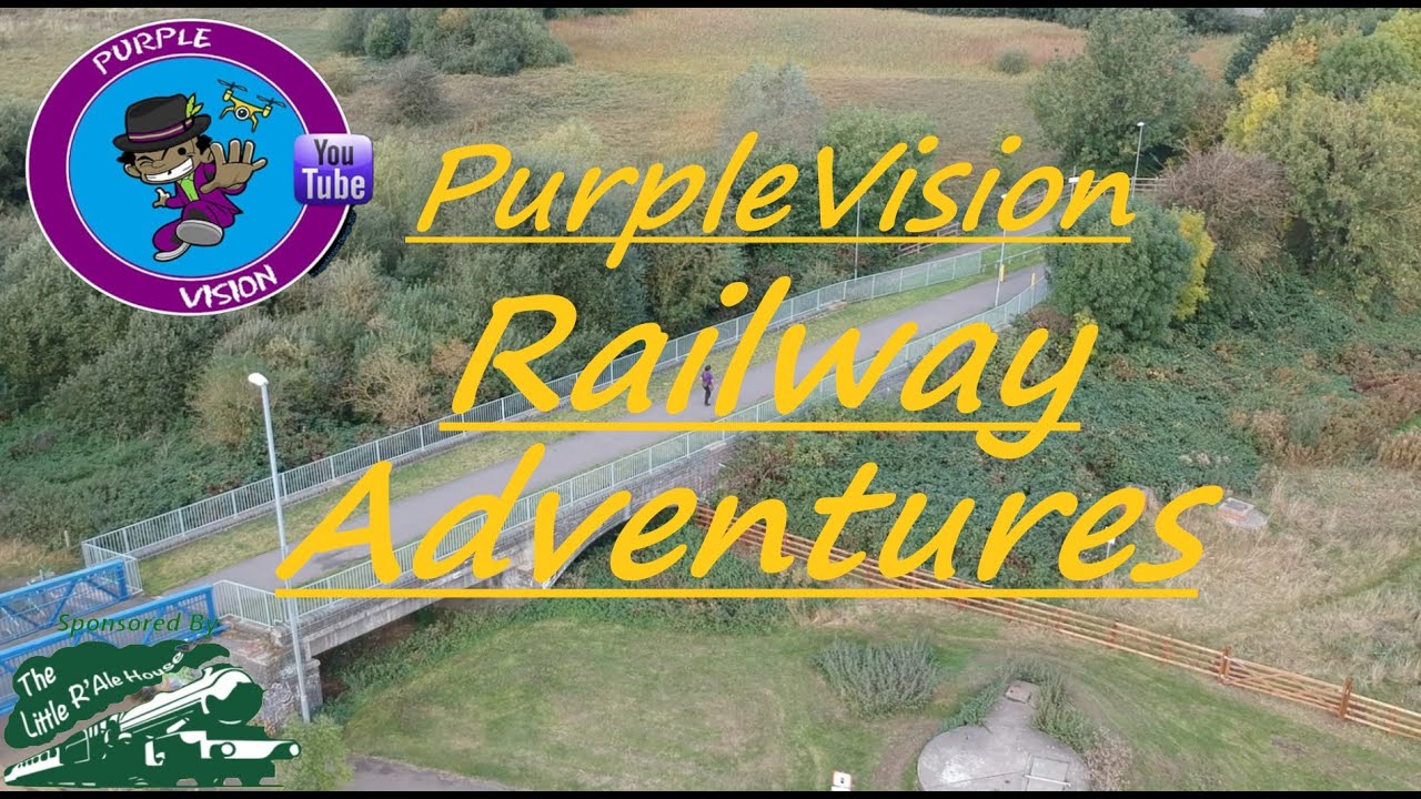 Purple explains it all along Wellingborough's #dismantled railway line #PurpleVision #PurpleVisionra