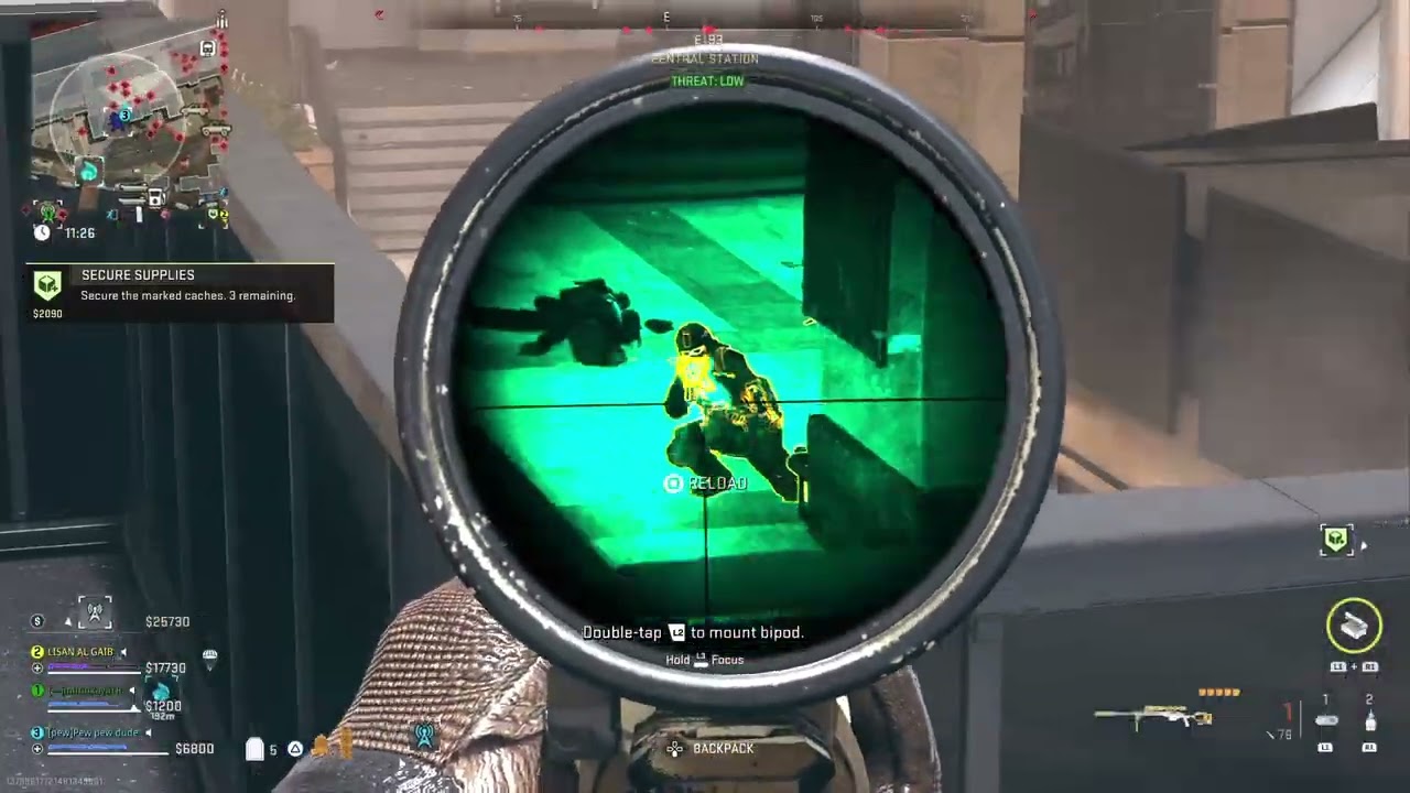 CoD DMZ Vondel - pushing Police station, and fight a team at University to revive a team-mate