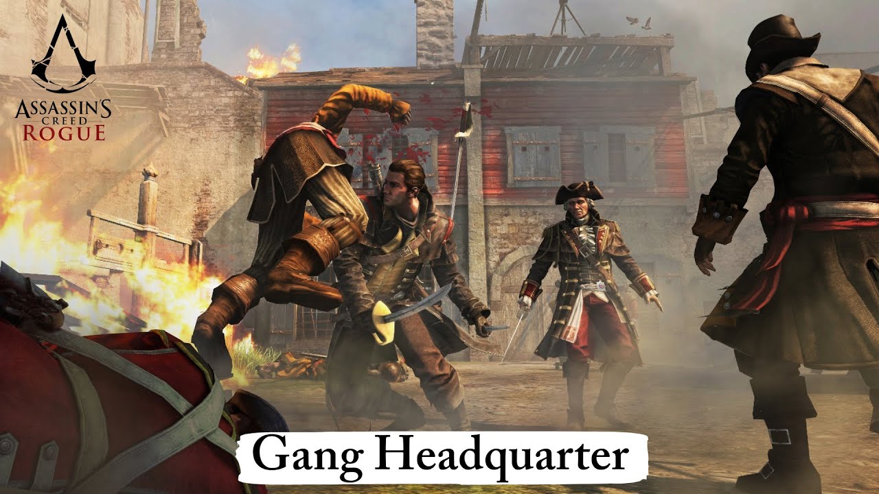 Level 2 Gang Headquarter in Assassin's Creed Rogue | #best #bestgameplay #bestgame