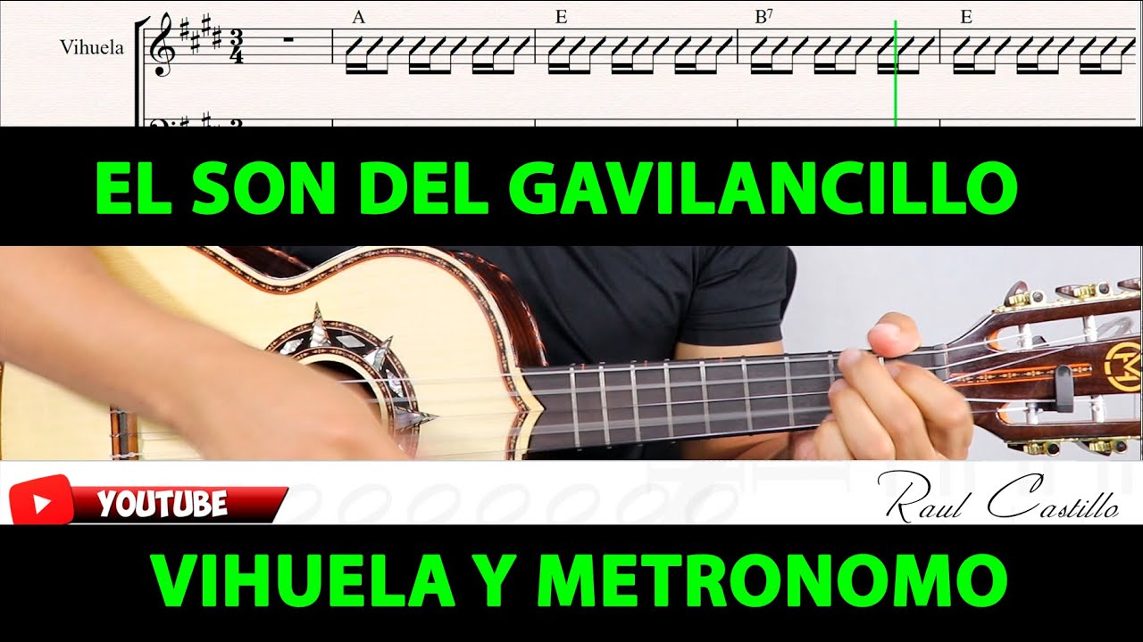 EL GAVILANCILLO VIHUELA METRONOMO CAJON