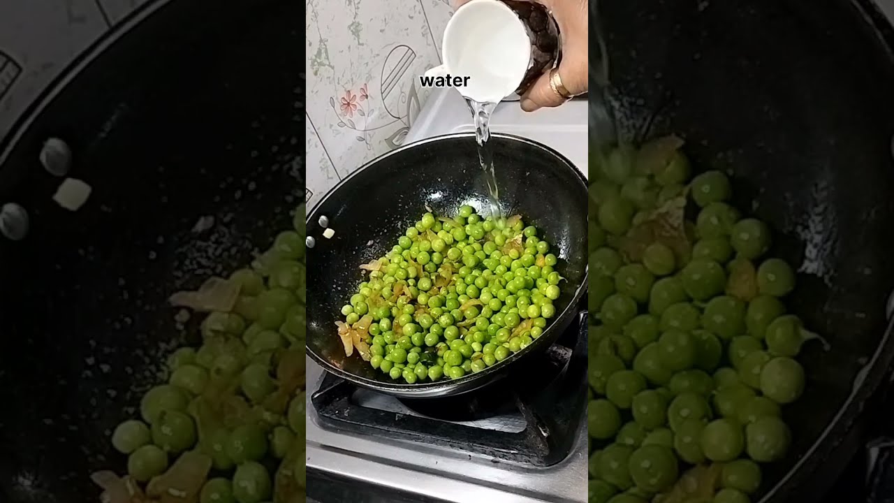 कितना भी खा लो पेट भरेगा मन नहीं 😋👌/Hari matar ki ghugni /Hari matar ka nasta /Hari matar ki recipe 