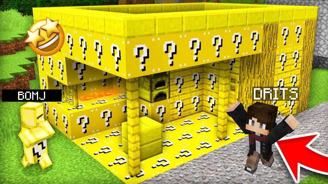 MILLIONER UYIMNI LUCK BLOK QILIB QO’YDI 😂 | Drits Minecraft
