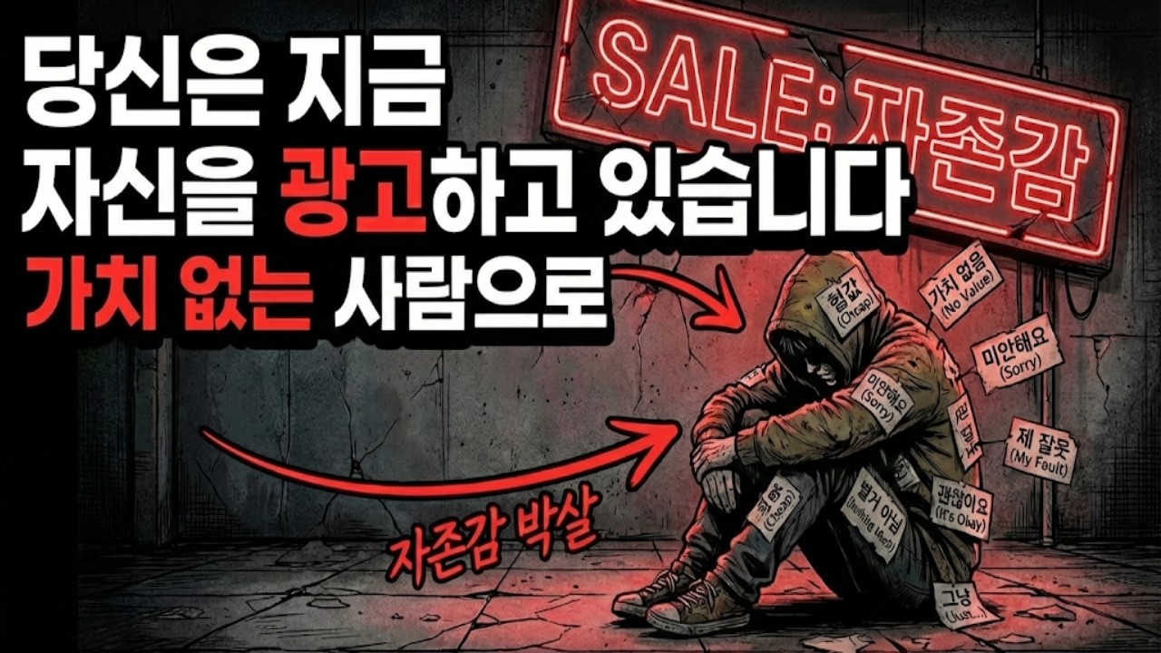 자신을 가치없는사람으로 광고하지 마세요