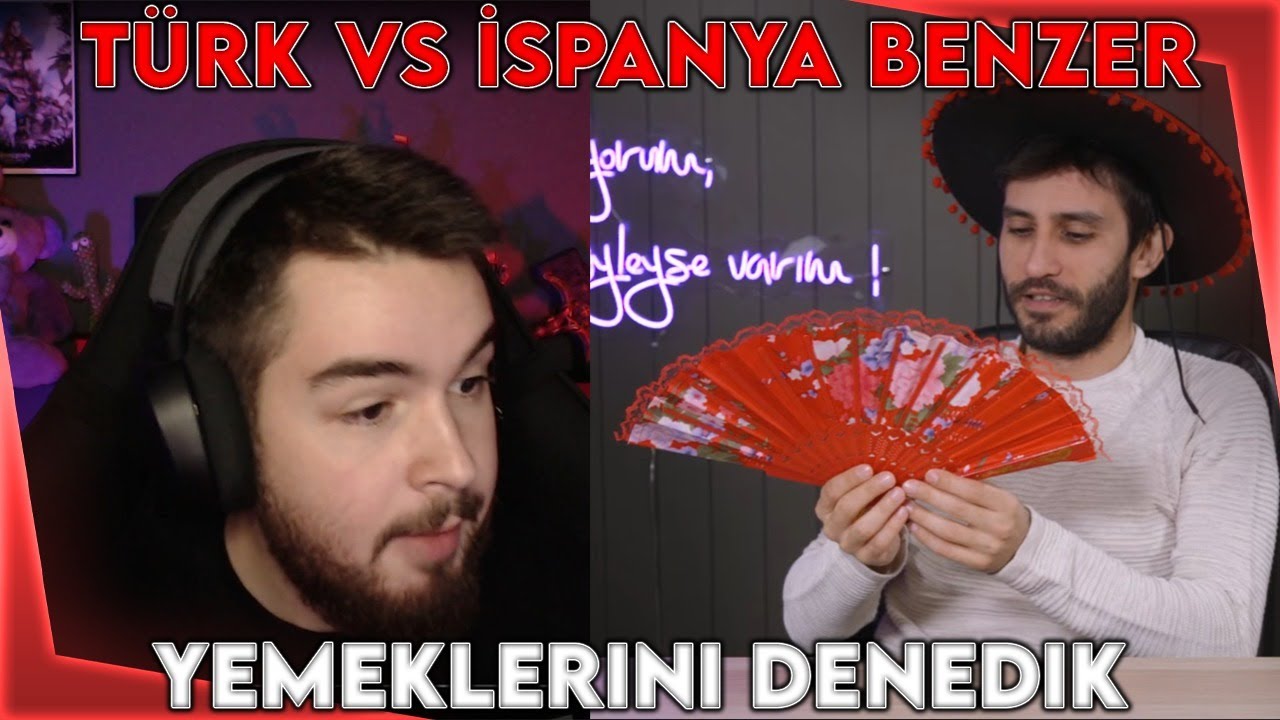 H1vezZz Türk Vs. İspanya Yemeklerini Denedik İzliyor (@TepkiKolik)