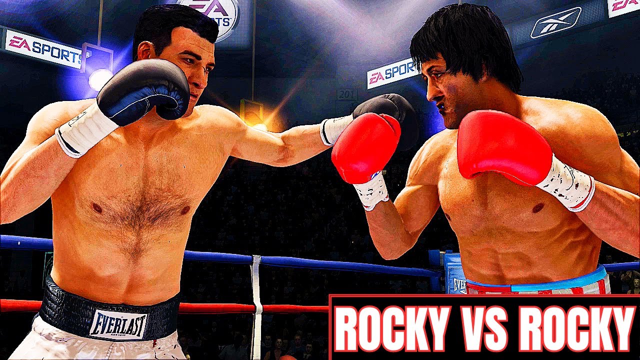 Rocky Balboa vs Rocky Marciano Full Fight - Fight Night Champion Simulation