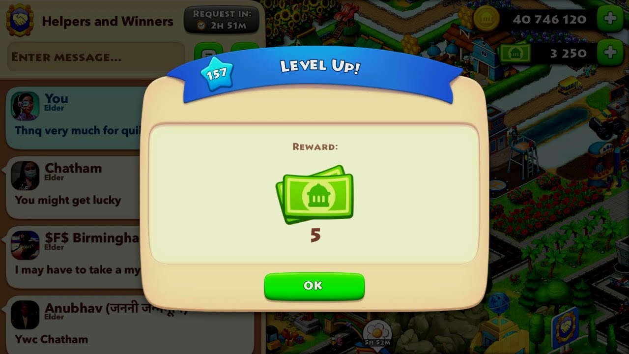 TOWNSHIP Level 157 Gameplay # 1