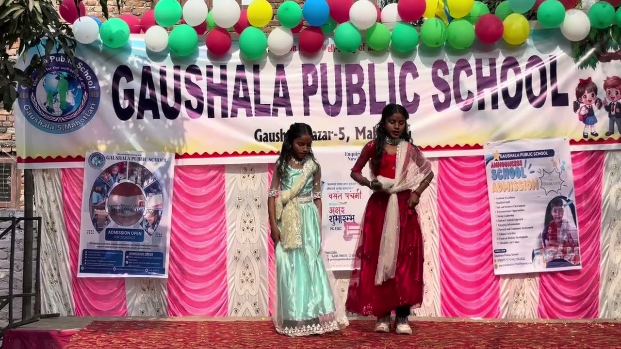 Damphu Ko Talaima | Basanta Panchami Performance | Dance | Gaushala Public School