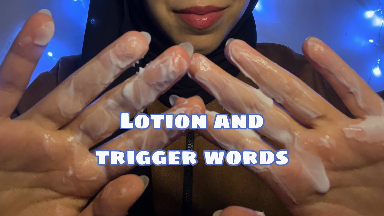 🥱Relaxing ASMR Lotion Application | Soothing Hand Massage & Soft Trigger Words for Sleep😴