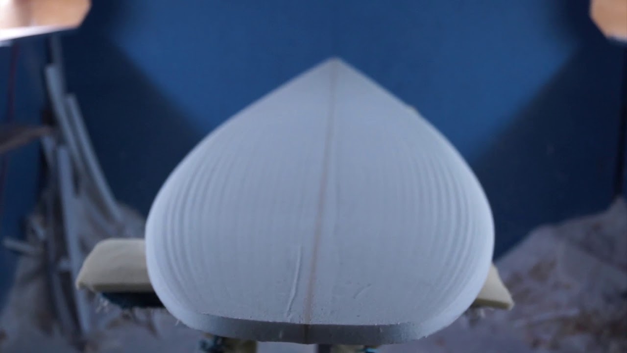 Shaping room Inside Cabezas surfboards Chile
