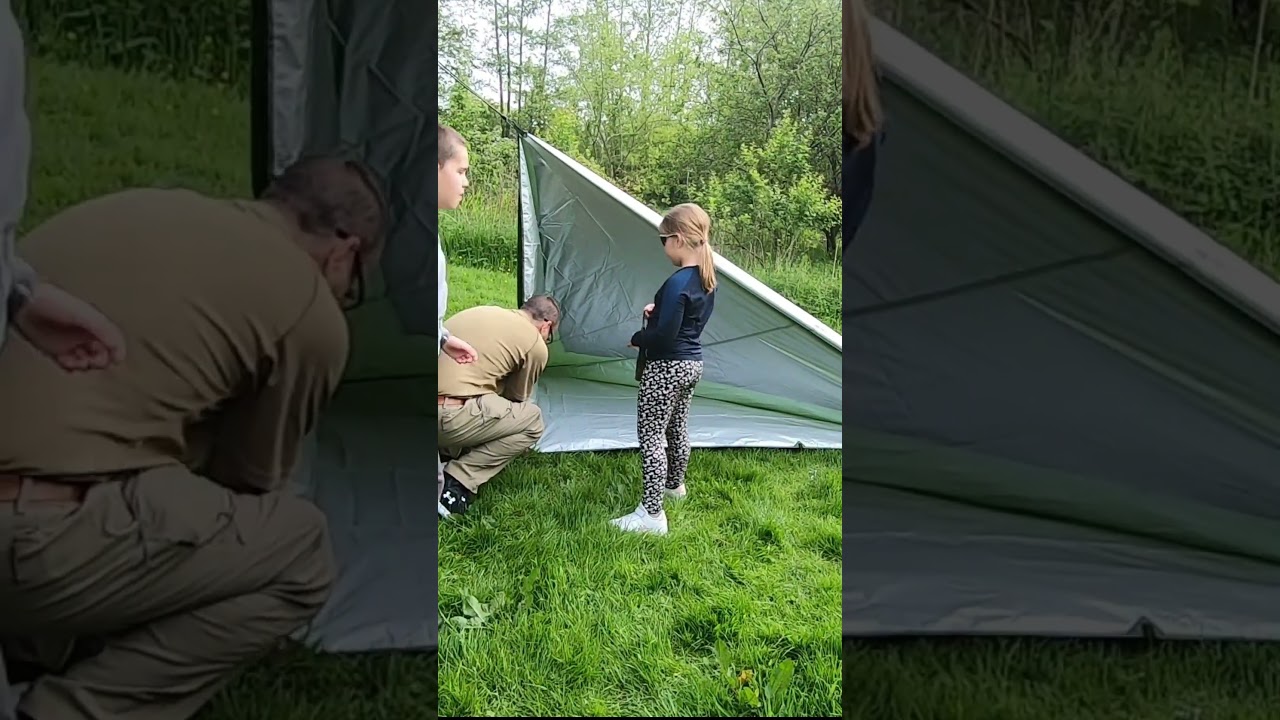 3x3  Tarp basha #bushcraft
