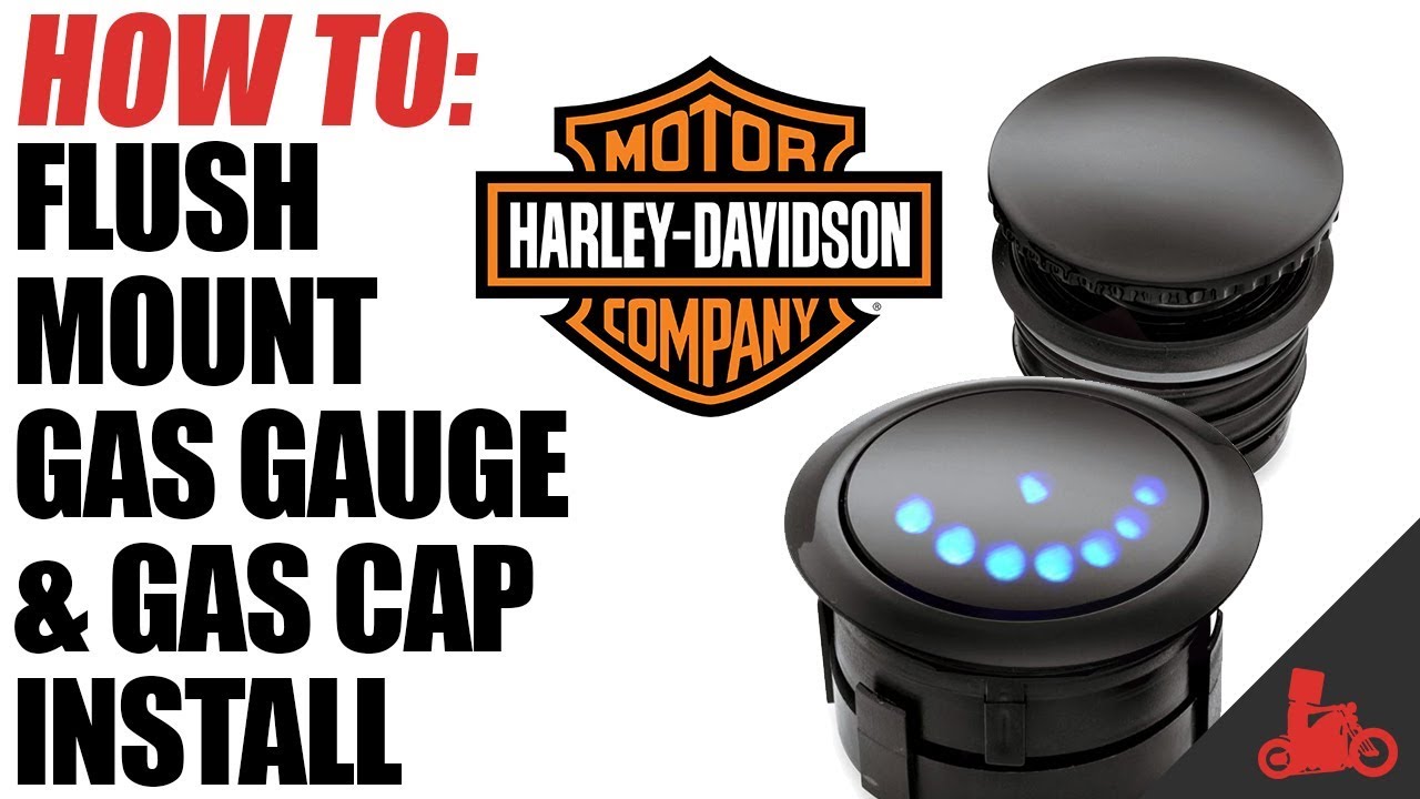 How To: Harley Flush Mount Gas Gauge & Cap Install