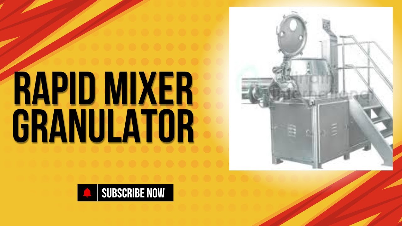 Rapid Mixing Granulator
